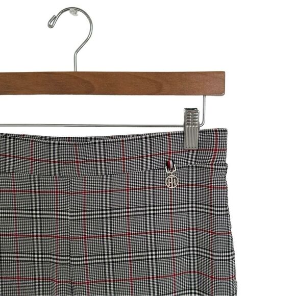 Tommy Hilfiger Women Cropped Plaid Pant 8 High Rise Preppy Academia Old Money - Picture 5 of 8